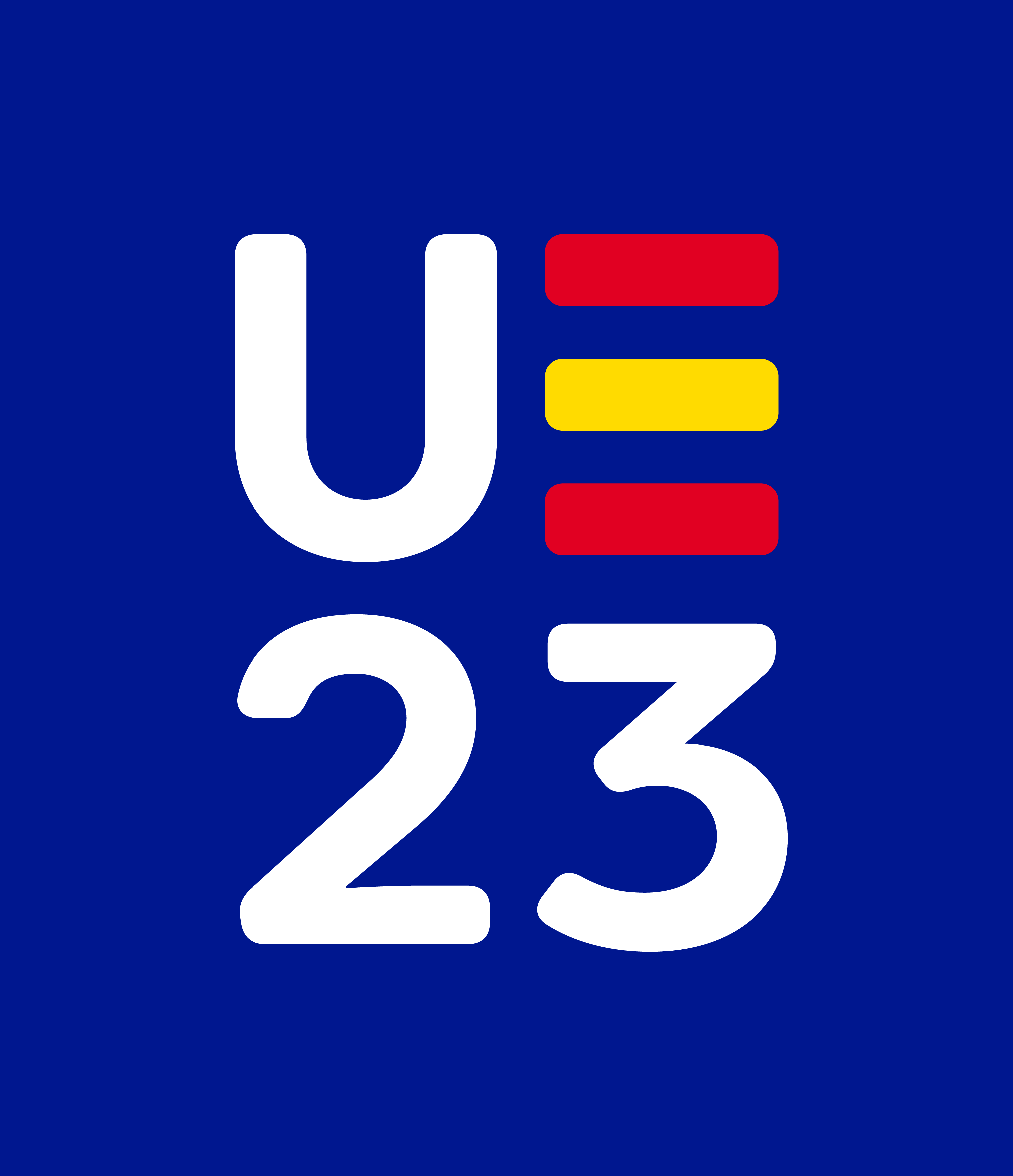 Logotipo de Presidencia Española consejo de la Unión Europea 2023