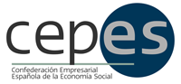 Logotipo de la CEPES (Confederación Empresarial Española de la Economía Social)