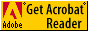 Logo de descarga de Acrobat Reader. Enlace en nueva ventana