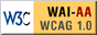 Icono de conformidad con el Nivel Doble-A, de las Directrices de Accesibilidad para el Contenido Web 1.0 del W3C-WAI. Enlace en nueva ventana