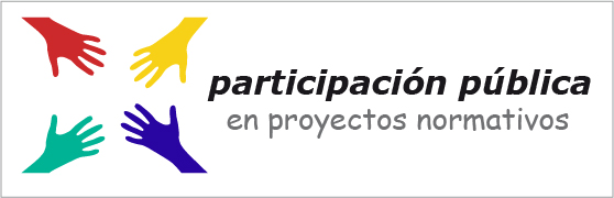 Participación pública en proyectos normativos