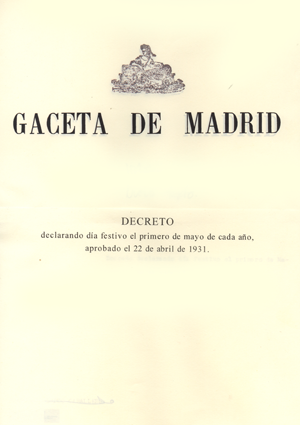 portada Gaceta de Madrid