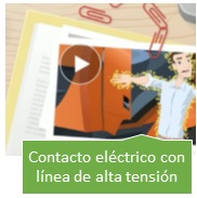 Video "Contacto eléctrico con línea de alta tensión"