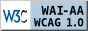 Icono de conformidad con el Nivel Triple-A, de las Directrices de Accesibilidad para el Contenido Web 1.0 del W3C-WAI