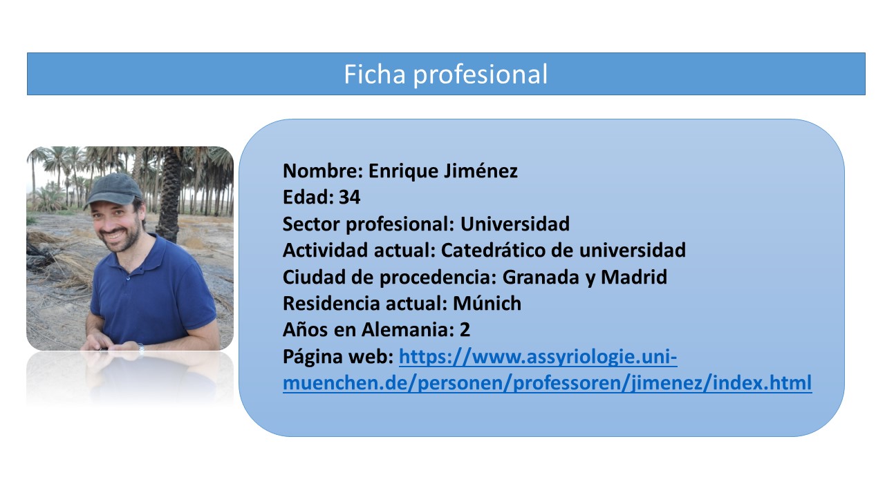 Ficha profesional Enrique Jiménez