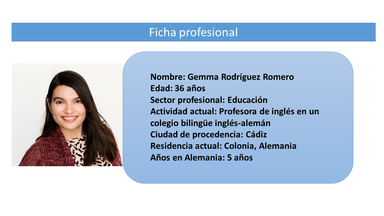 Ficha profesional Gemma Rodriguez Romero