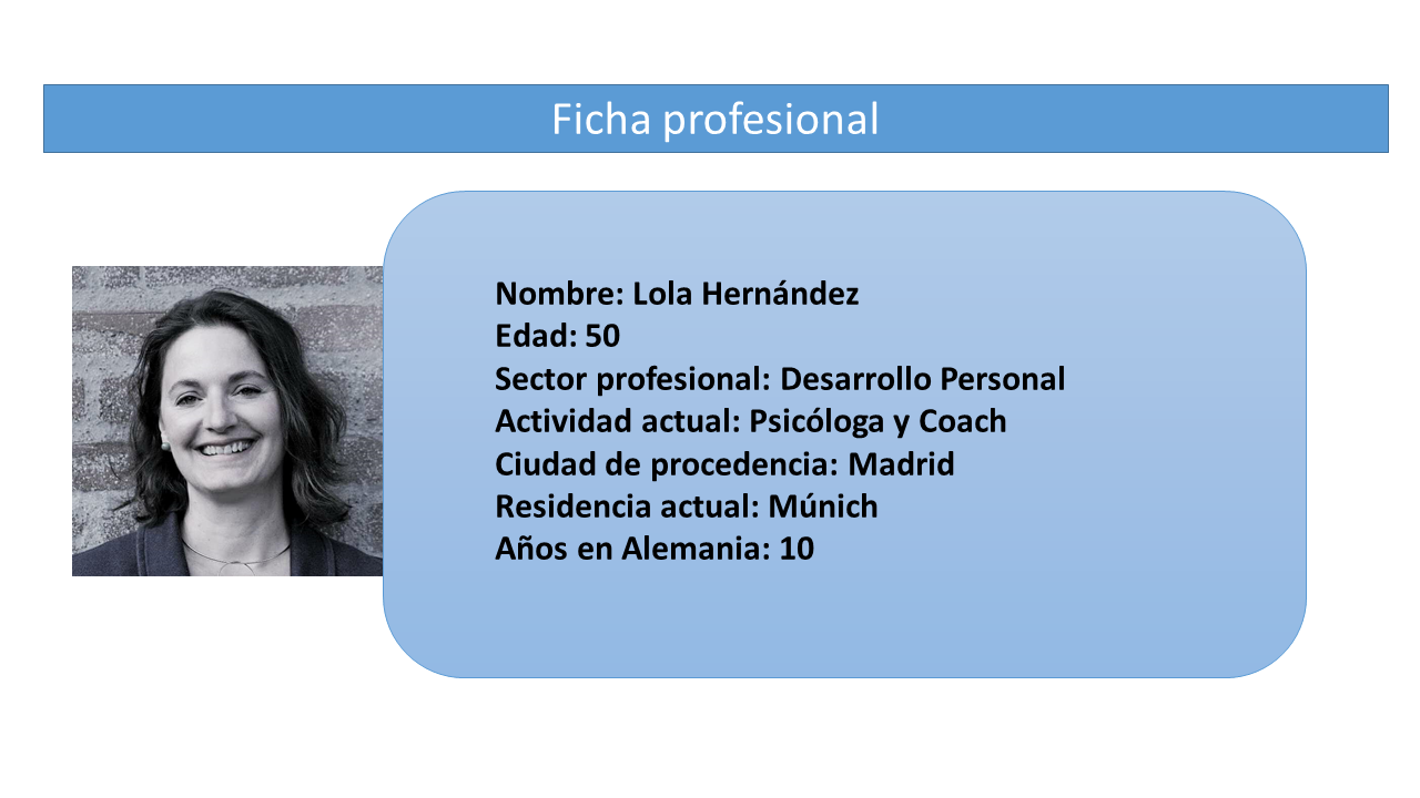 Ficha profesional Lola Hernández
